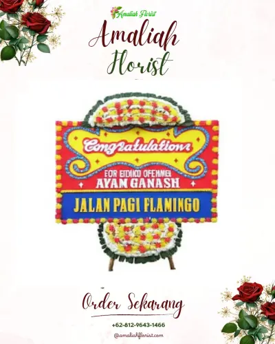 Bunga Papan Congratulation di Kayu Agung